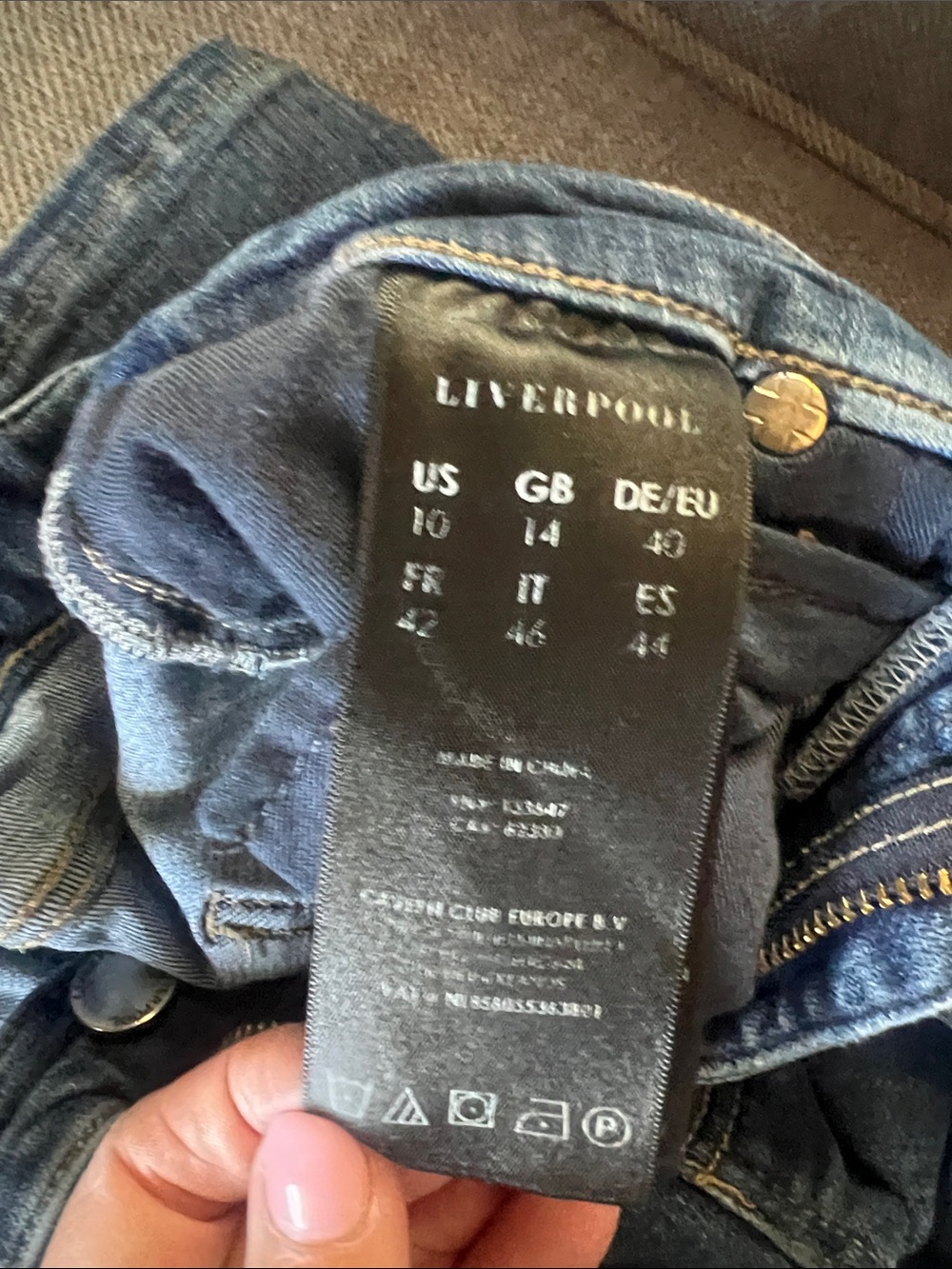 Liverpool Women's Medium Blue Skinny Jeans - Picture 3 of 5